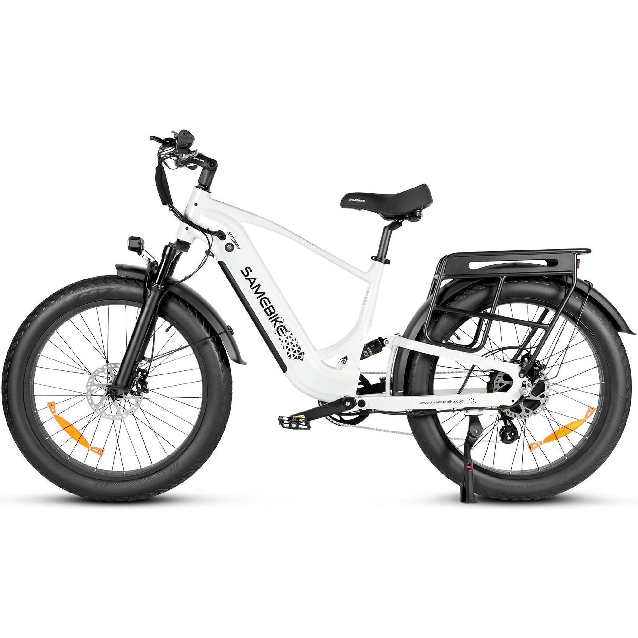 Voir la diapositive 1 : SAMEBIKE Vélo électrique à gros pneus à suspension complète SAMEBIKE STORM