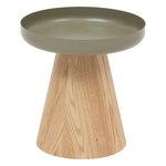 ATMOSPHERA Table d'Appoint Design  Hercyna  41cm Vert de Gris