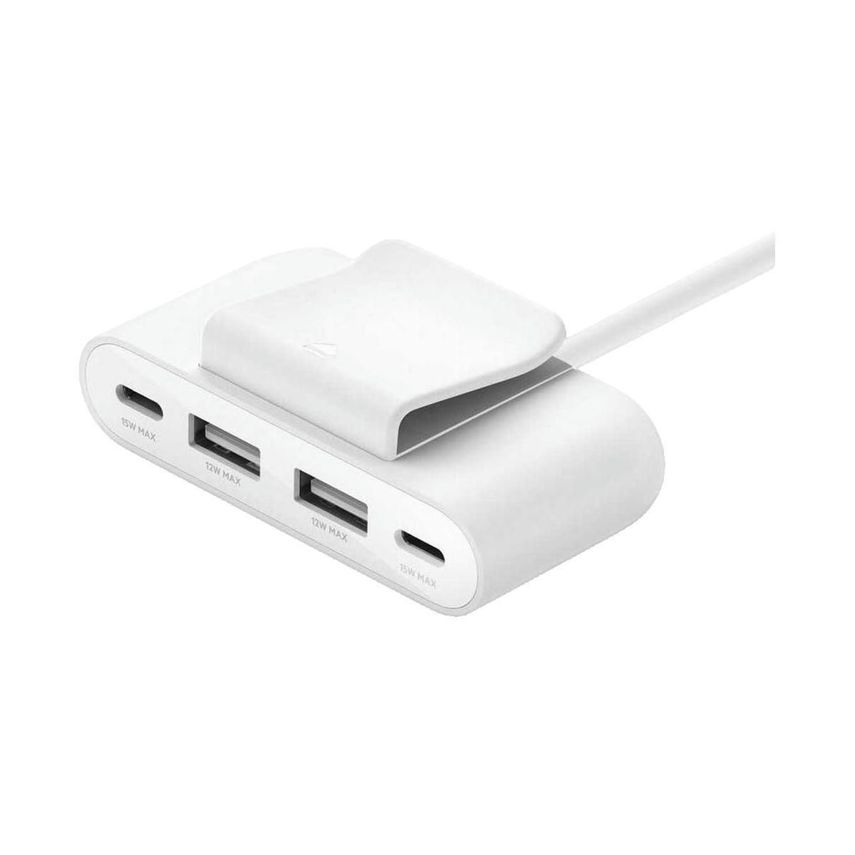Belkin Hub USB Belkin BoostCharge 30W avec 2 ports USB-C et 2 ports USB-A