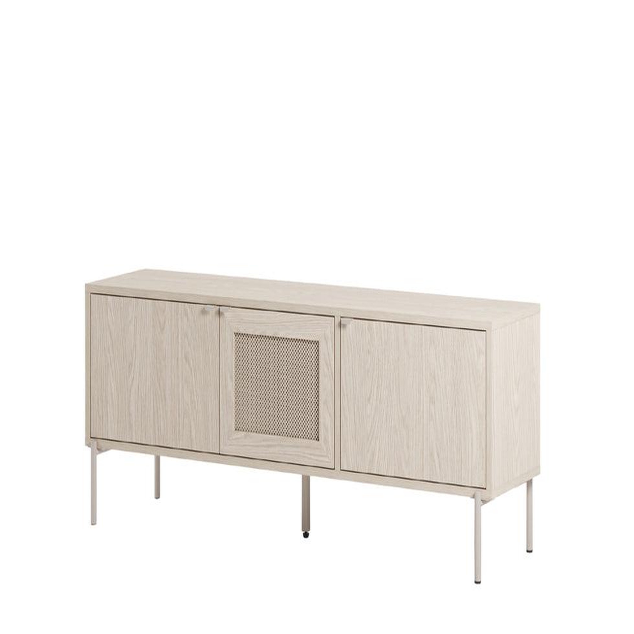 Voir la diapositive 3 : CASANOVA PARIS Vira - meuble tv 140cm en mélamine beige