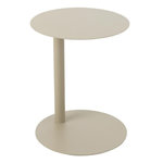 Paris Prix Table d'Appoint Ronde en Métal  Reva  50cm Beige