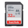 Voir la diapositive 1 : SANDISK Carte memoire SDHC SanDisk Ultra 32 Go jusqua 120 Mo/s classe 10 UHS-I
