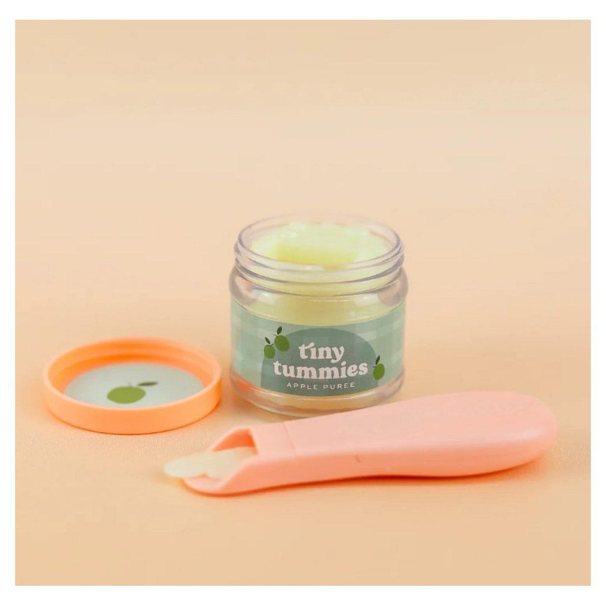 Voir la diapositive 2 : TINY HARLOW Petit pot pomme verte - tiny tummies