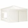 Voir la diapositive 3 : VIDAXL Tente de reception pliable avec parois Creme 3x3 m