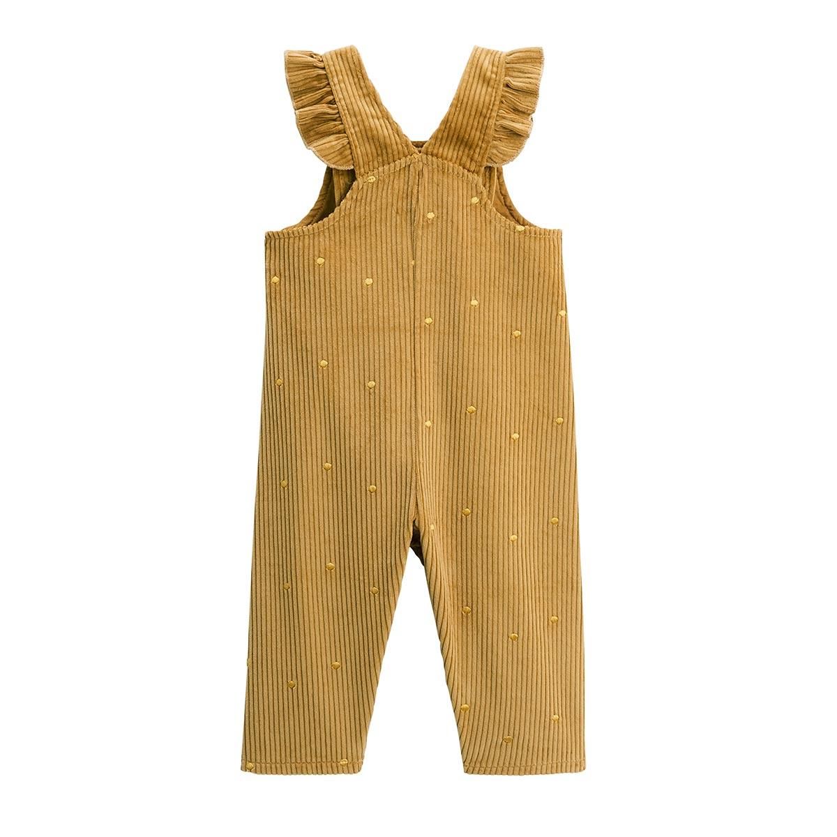 Petit Béguin Salopette bébé en velours côtelé Swan