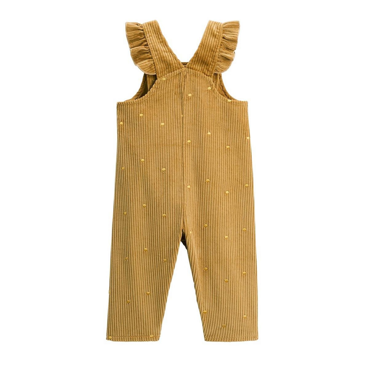 Petit Béguin Salopette bébé en velours côtelé Swan