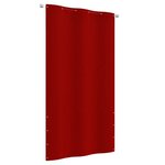 VIDAXL Ecran de balcon Rouge 120x240 cm Tissu Oxford