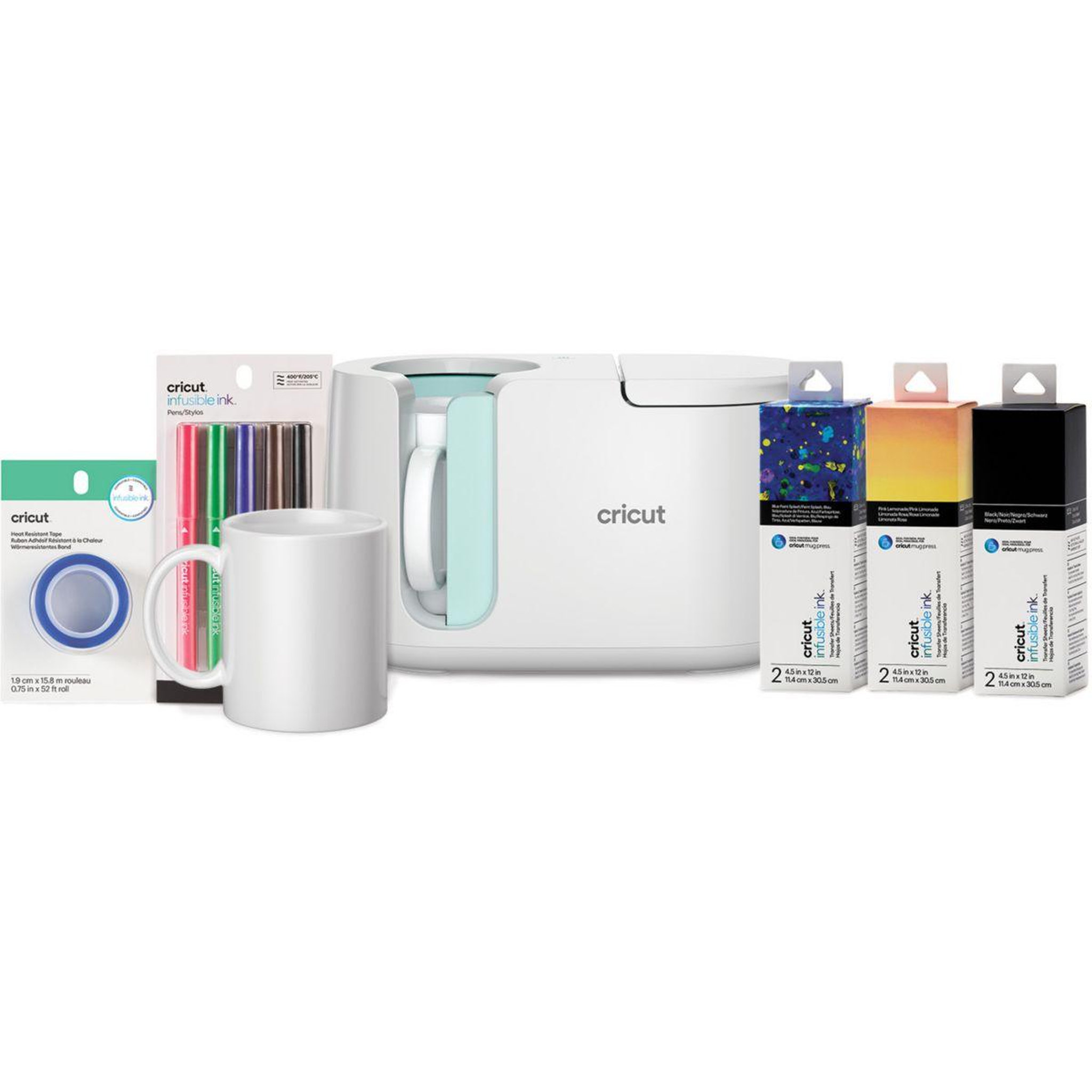 Voir la diapositive 1 : CRICUT Presse à chaud Pack Mugpress