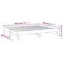 Voir la diapositive 6 : VIDAXL Lit coulissant sans matelas marron miel 2x(100x200) cm