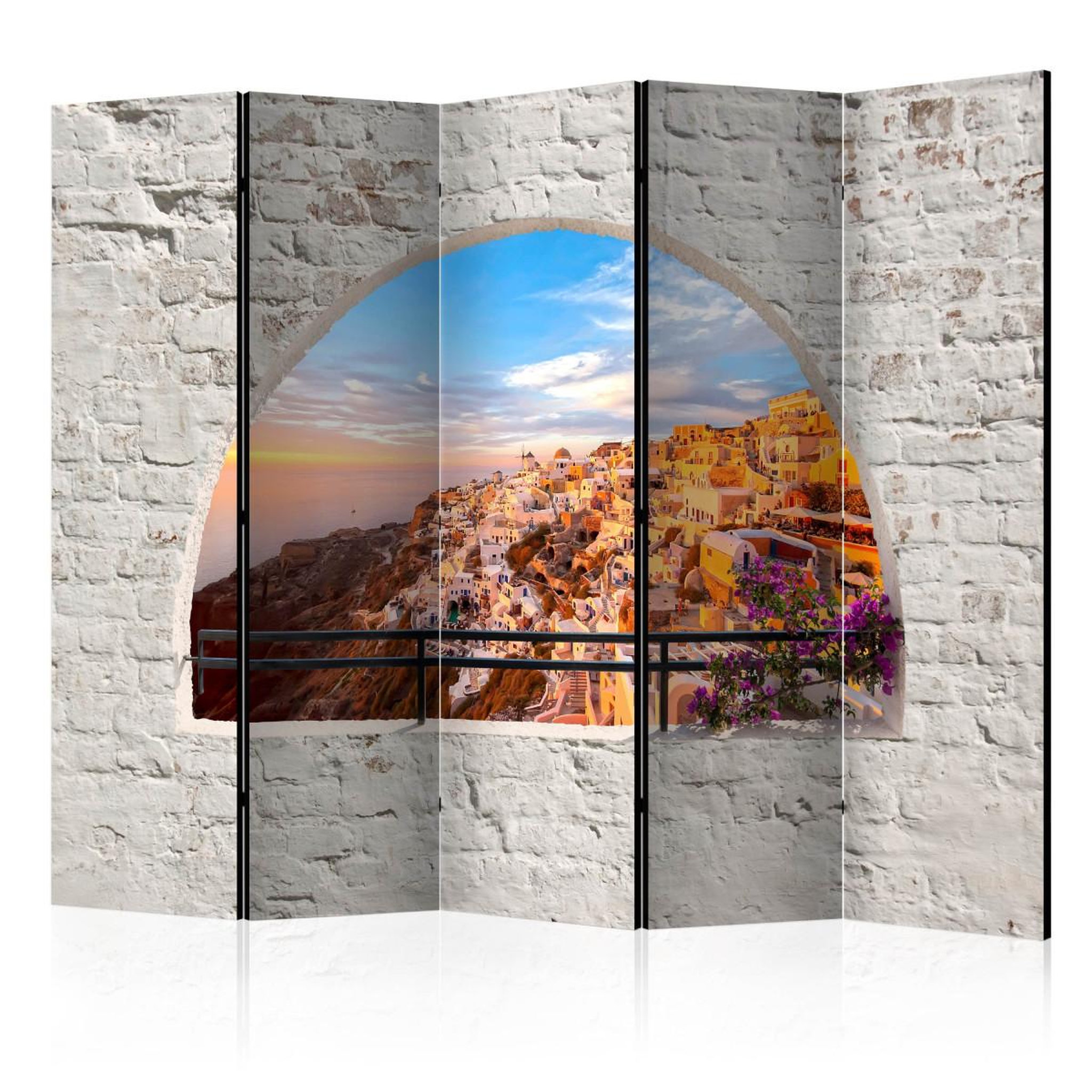 Paris Prix Paravent 5 volets  santorini  172x225cm