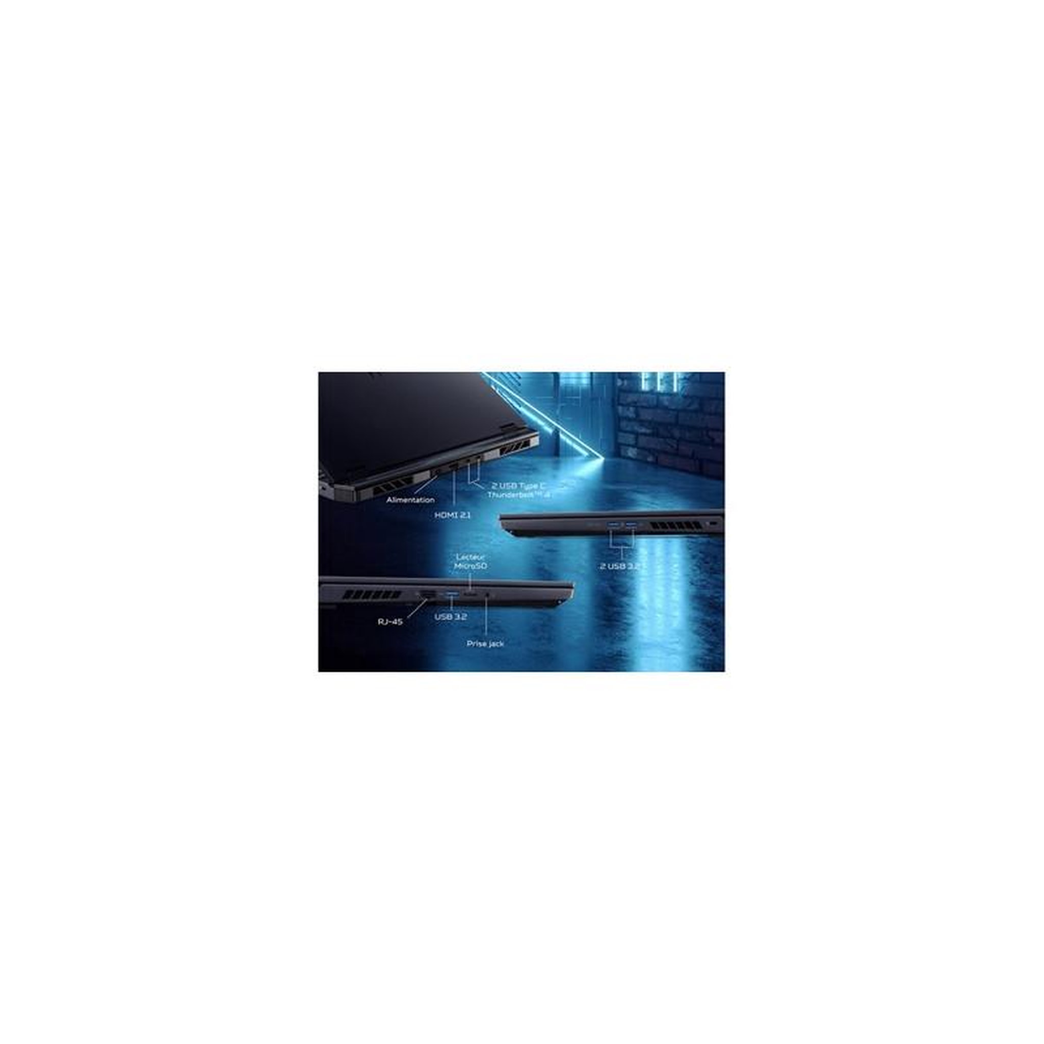 Voir la diapositive 5 : ACER PC portable Acer Predator Helios 16 PH16 72 799D 16 WQXGA 240 Hz Intel Core i7 32 Go RAM 2 To SSD Nvidia GeForce RTX 4070 Noir