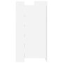 Voir la diapositive 4 : VIDAXL Armoire à chaussures blanc 52x37,5x100 cm bois d ingénierie