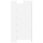Voir la diapositive 4 : VIDAXL Armoire à chaussures blanc 52x37,5x100 cm bois d ingénierie