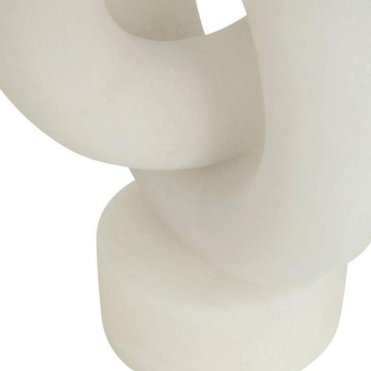 ATMOSPHERA Déco à Poser en Résine  Louan  30cm Blanc