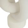 Voir la diapositive 2 : ATMOSPHERA Déco à Poser en Résine  Louan  30cm Blanc