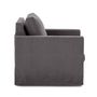 Voir la diapositive 4 : LISA DESIGN Serena - fauteuil déhoussable en velours