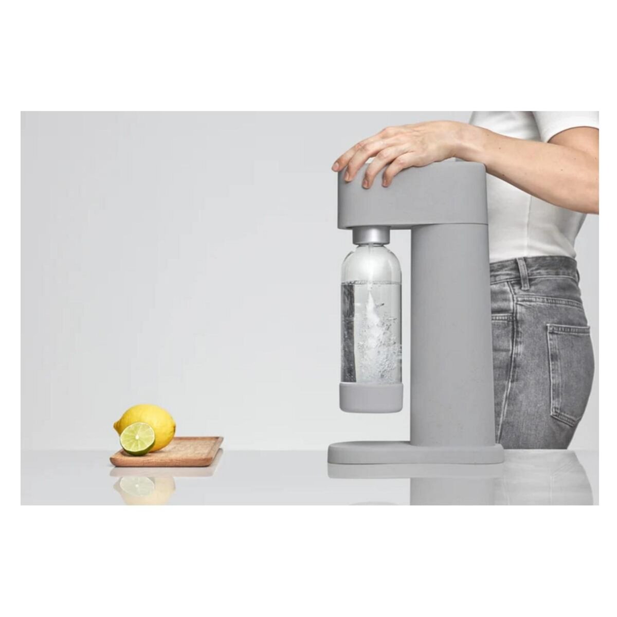 MY SODA Pack machine à gazéifier l'eau gris - EUR-WD002F-MG-FR