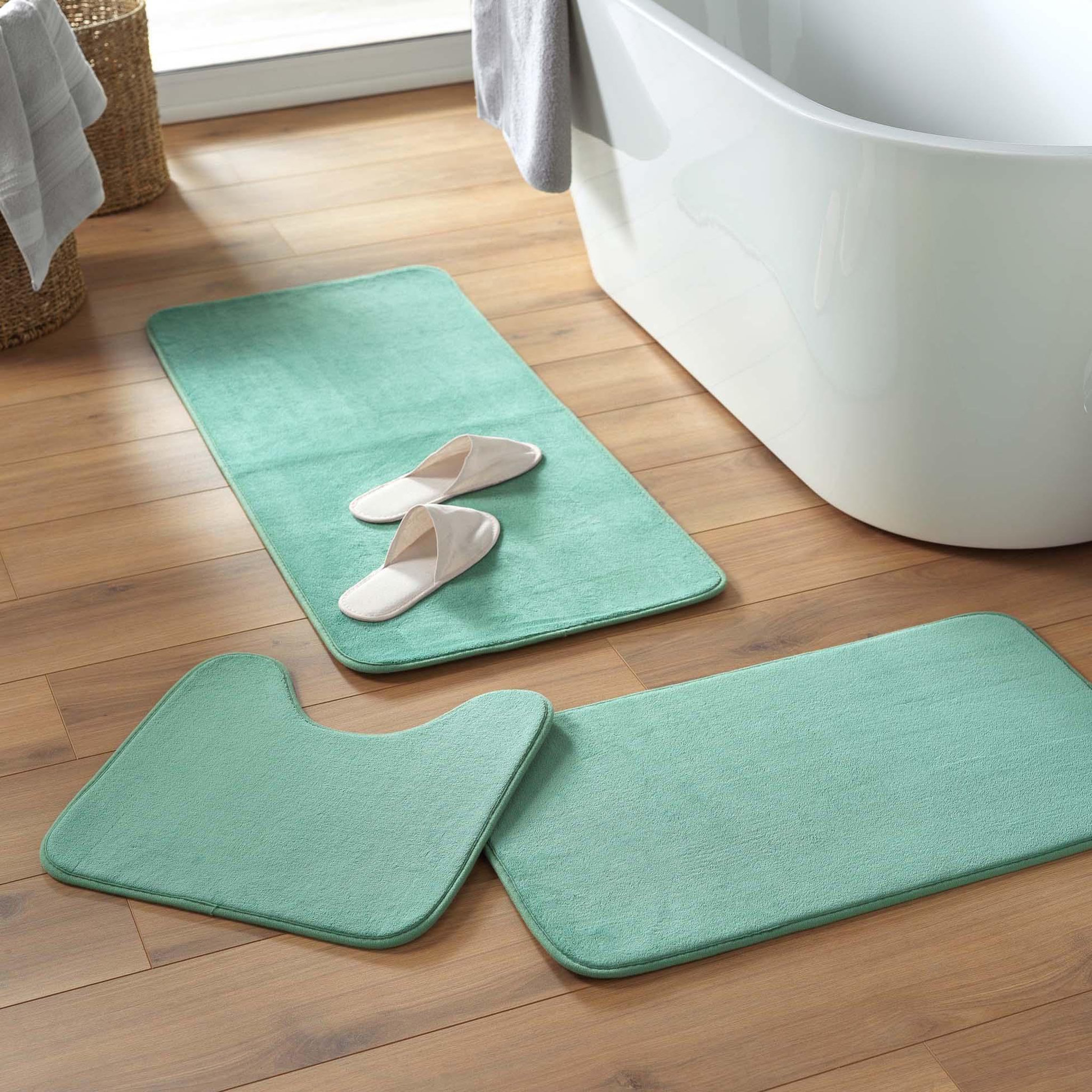 Voir la diapositive 4 : Eden Tapis de bain vitamine unie design et moderne