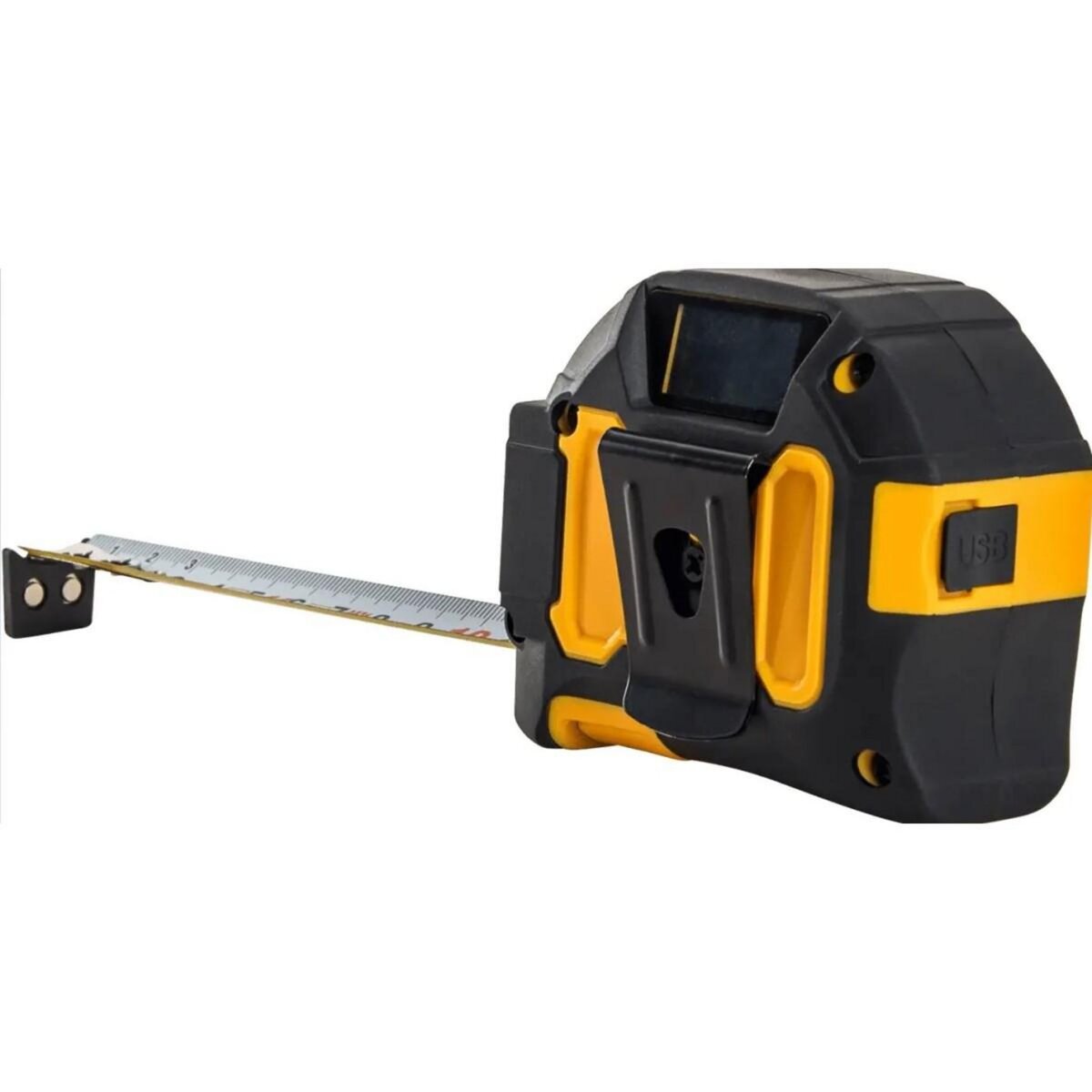 VITO Ruban métrique 5m et Laser télémètre 40m Affichage rétro éclairé IP54 Affichage LCD Rétroéclairé Recharge USB-C VITO