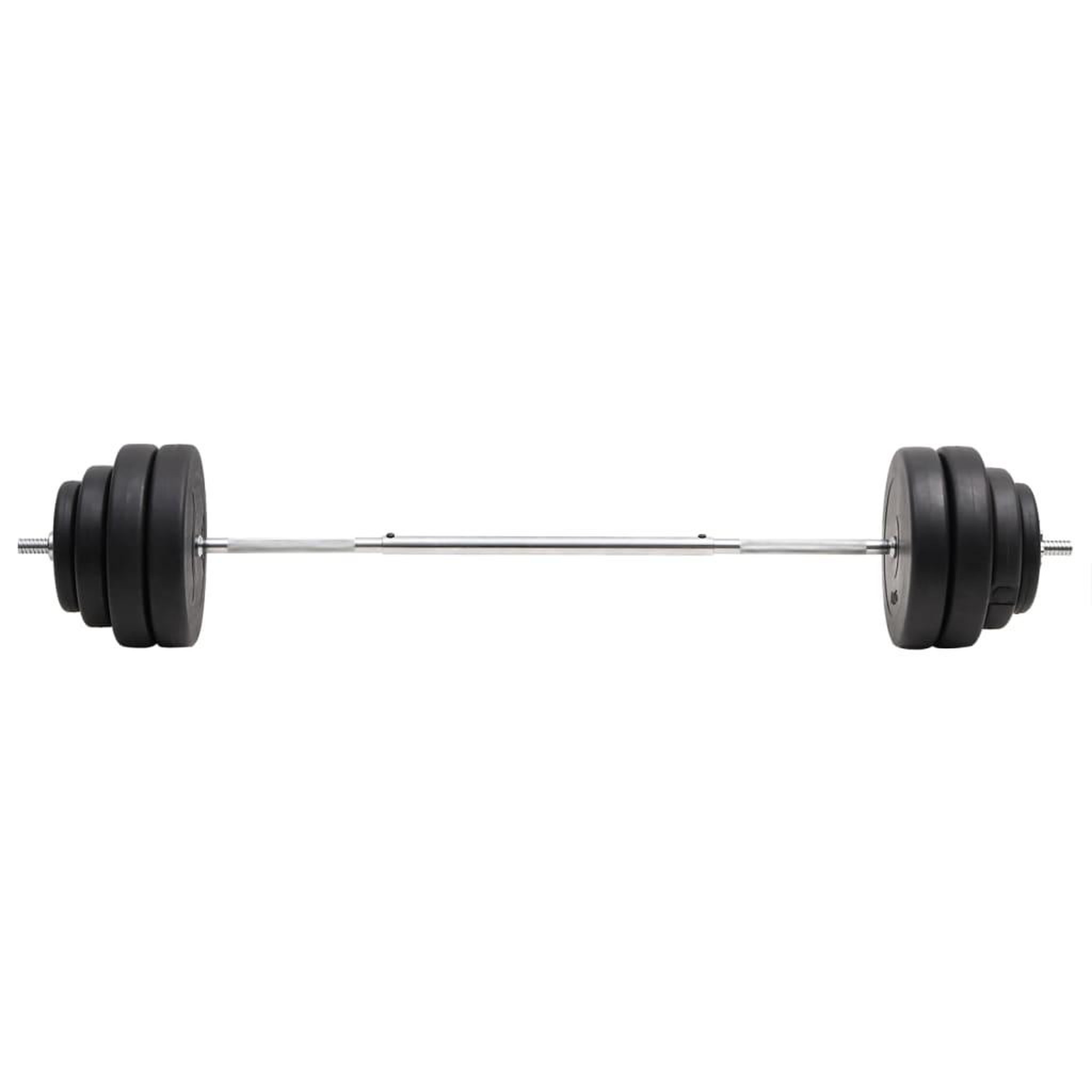Voir la diapositive 3 : VIDAXL Barre d'halteres avec plaques 60 kg