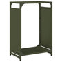 Voir la diapositive 2 : VIDAXL Portant de bois chauffage vert olive 44x28x65 cm