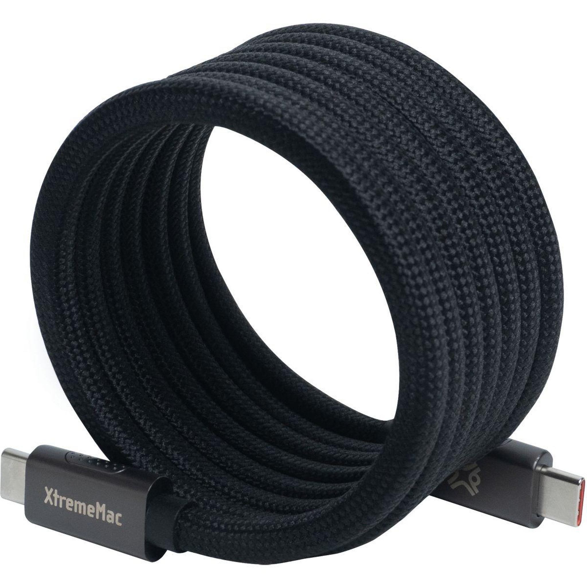 Voir la diapositive 3 : XTREMEMAC Câble usb c 1.5m noir magnetique 240w