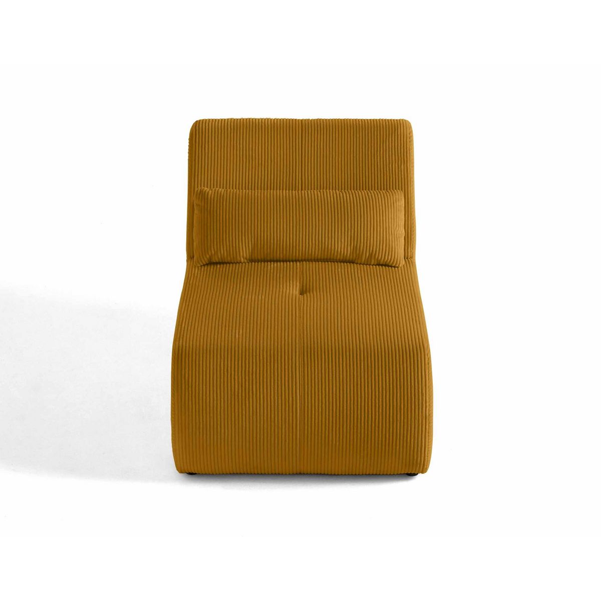 LISA DESIGN Onyx - fauteuil sans accoudoirs - en velours côtelé