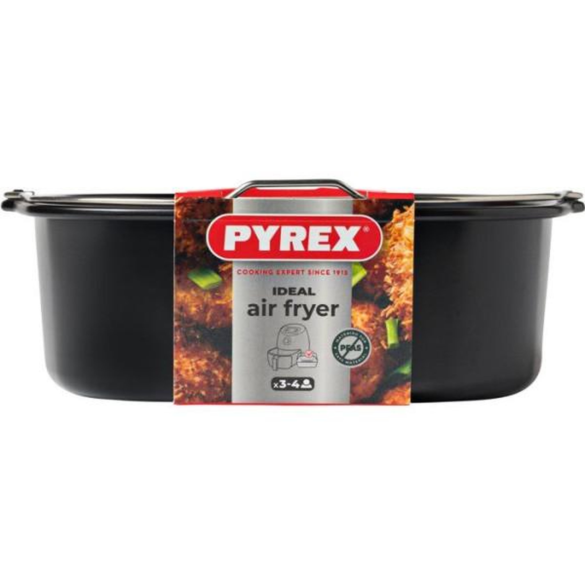 Voir la diapositive 3 : PYREX Plat carré avec anse - PYREX - Glide 22x21 cm - anti-adhésif - air fryer - sans PFAS