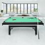 Voir la diapositive 2 : SOKKER Table multi jeux 3 en 1 APOLLON Billard, Ping-Pong, Plateau Dînatoire - avec accessoires