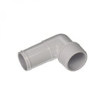 Hayward Coude 1.5 pouce x 38 mm bosselé - Blanc - SPX1105Z3