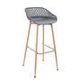 Voir la diapositive 2 : Paris Prix Lot de 2 Tabourets de Bar  Malaga  88cm Gris