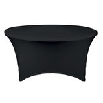 WERKAPRO Housse de table ronde noire - WERKA PRO
