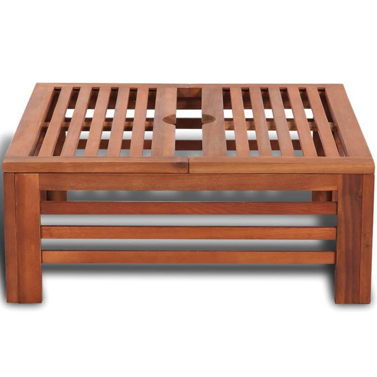 VIDAXL Couverture de support de parasol en bois