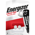 Energizer Lot de 2 piles alcaline lr43/d18ga/v12ga, V, ENERGIZER