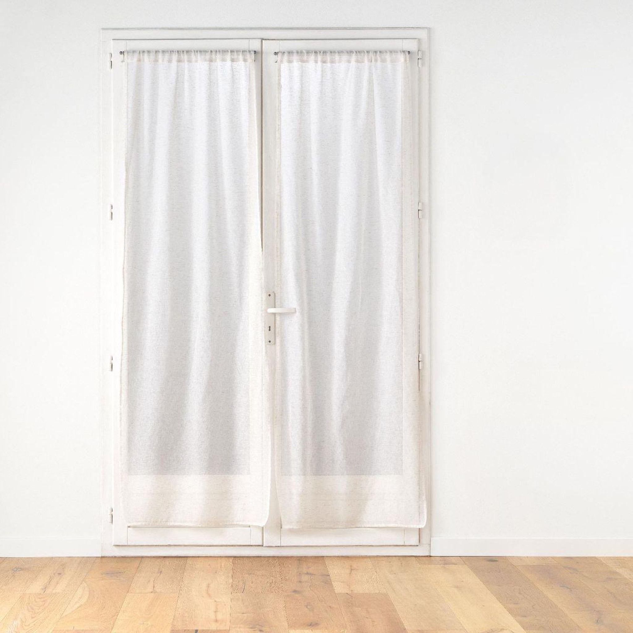 Douceur d'Intérieur Paire de voilages passe-tringle  norine  70x240cm naturel