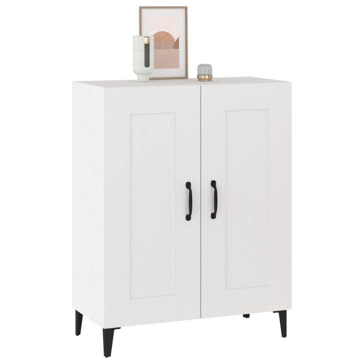 VIDAXL Buffet Blanc 69,5x34x90 cm Bois d'ingenierie