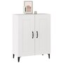 Voir la diapositive 5 : VIDAXL Buffet Blanc 69,5x34x90 cm Bois d'ingenierie