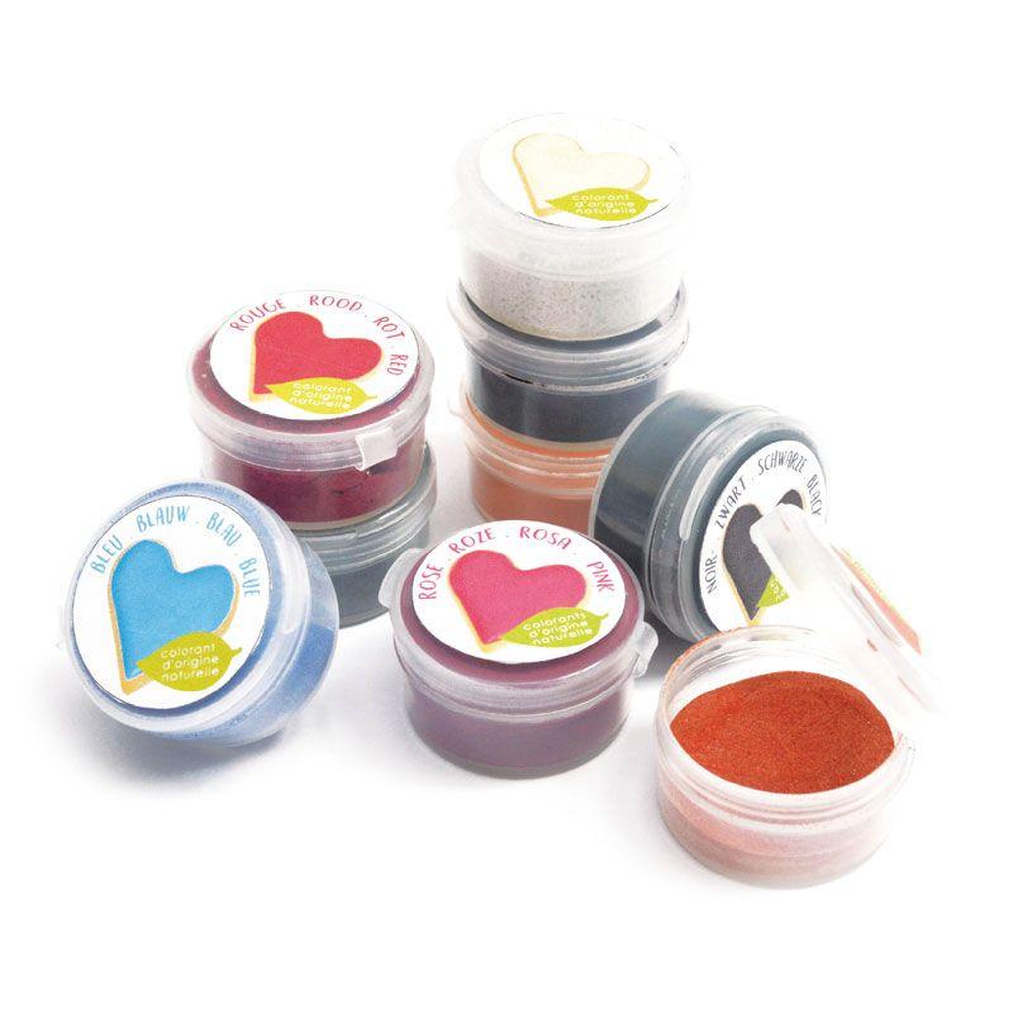 SCRAPCOOKING 9 mini colorants alimentaires d'origine naturelle en poudre