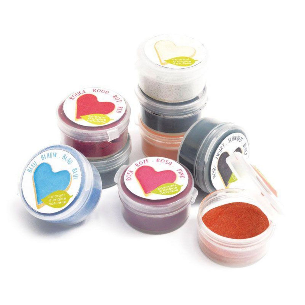 SCRAPCOOKING 9 mini colorants alimentaires d'origine naturelle en poudre