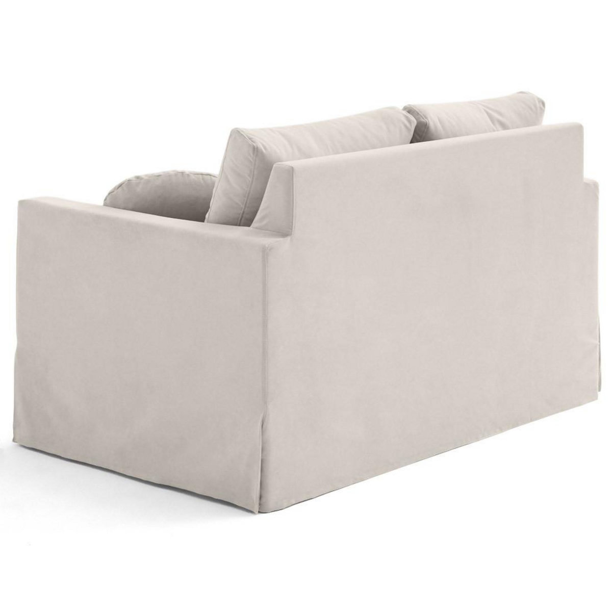 LISA DESIGN Serena - canapé droit déhoussable 2 places en tissu