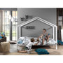 Voir la diapositive 6 : Paris Prix Pack - Lit Enfant Cabane & Matelas  Dallas III  90x200cm Blanc