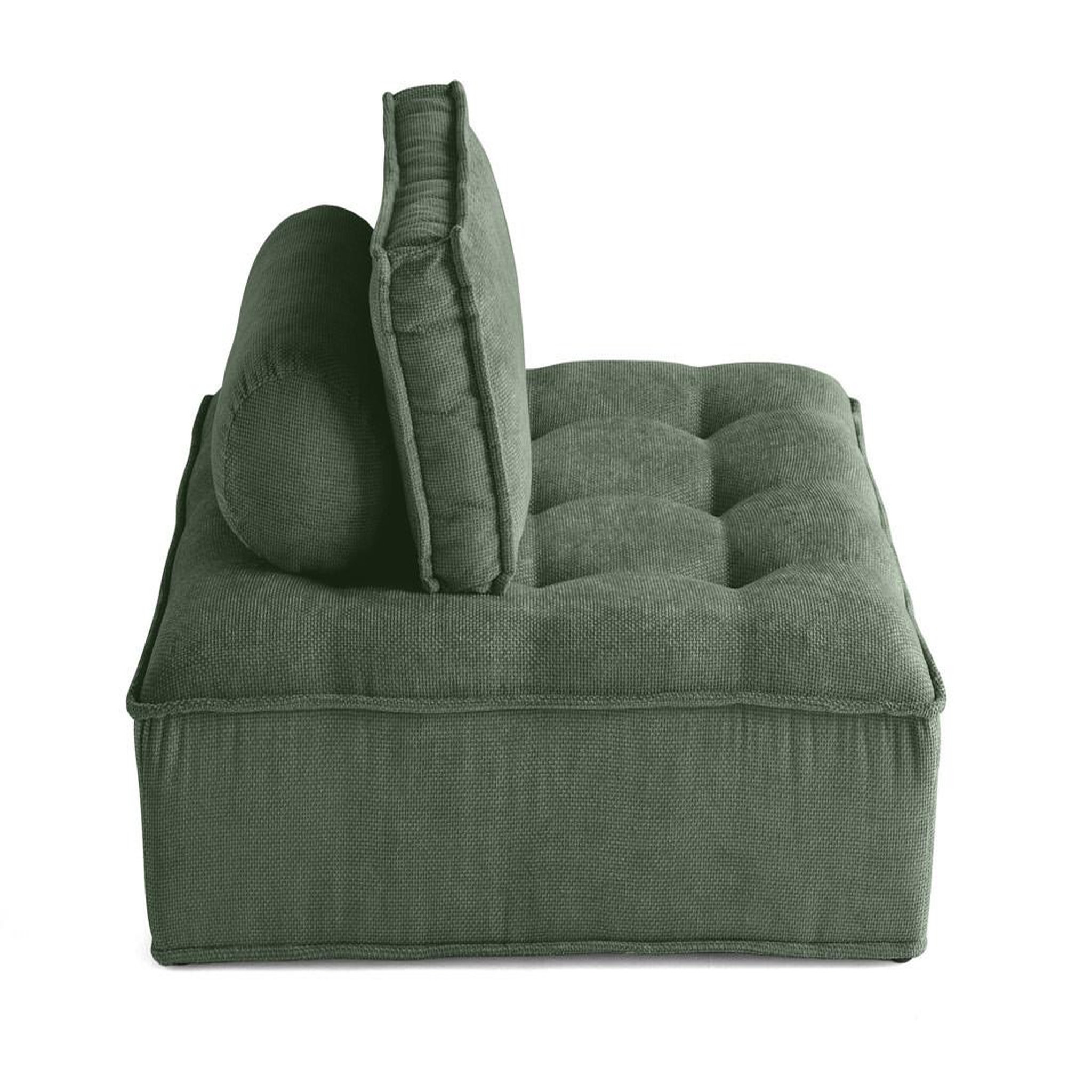 Voir la diapositive 2 : BEST MOBILIER Marisol - module d'assise - velours texturé