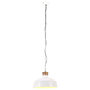 Voir la diapositive 2 : VIDAXL Lampe suspendue industrielle 58 cm Blanc E27