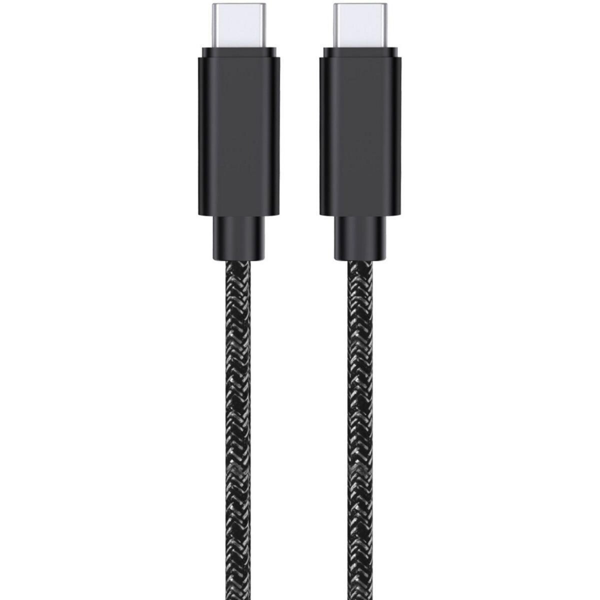 ADEQWAT Câble USB C vers USB-C 2M 100W Noir