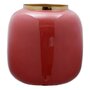 Voir la diapositive 1 : Paris Prix Vase Rond Design  Bynta  17cm Corail & Or