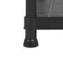 Voir la diapositive 3 : iTools Etagère plastique 5 tablettes L61xP31xH172 cm NOIRE Charge 150kg ITOOLS