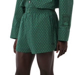 Lacoste Short Vert Homme Lacoste Runway Print Popelin. Coloris disponibles : Vert