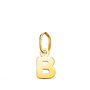Voir la diapositive 1 : L'ATELIER D'AZUR Pendentif Or 18 Carats 750 Jaune - Initiale Lettre  B  - Chaine Offerte