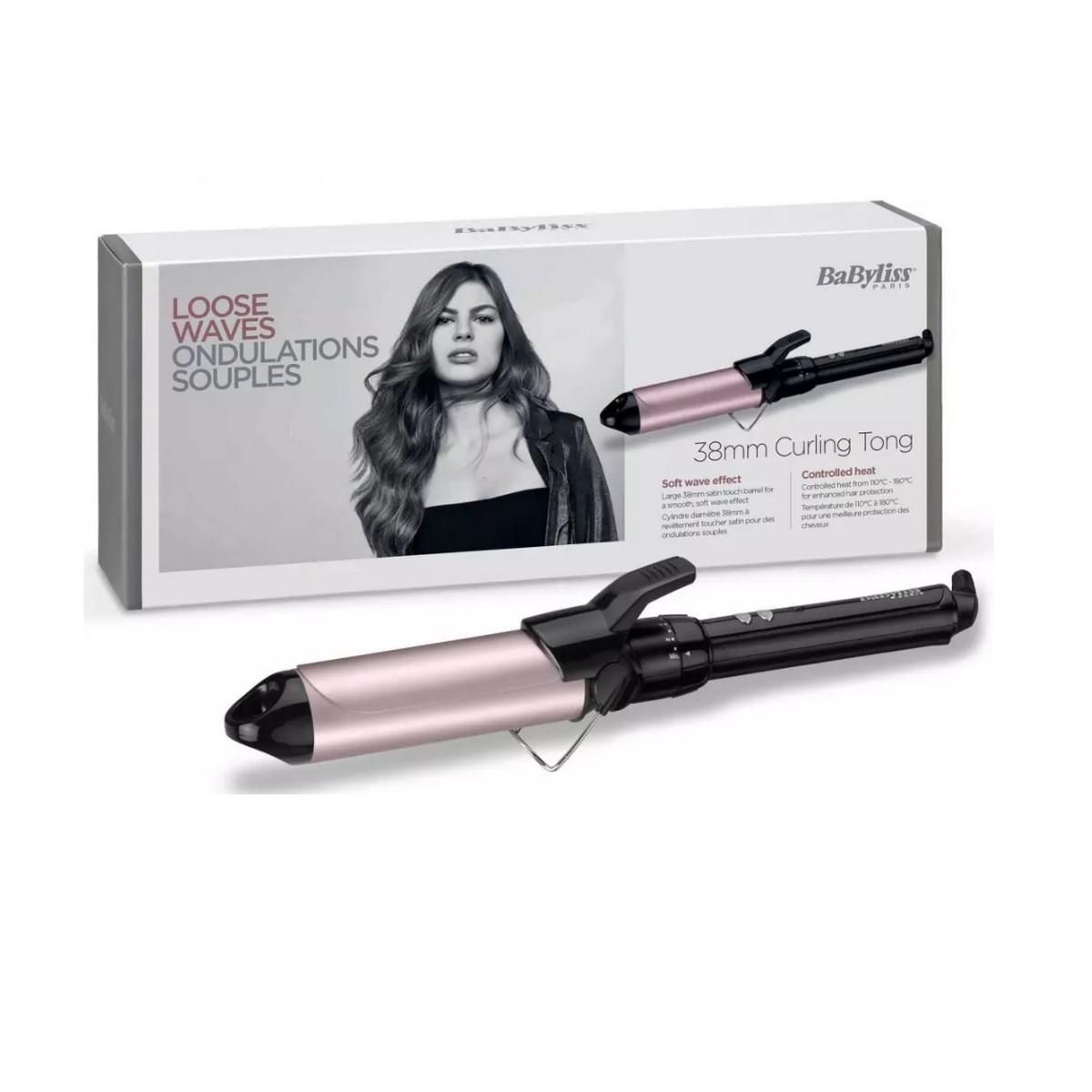 BABYLISS Fer à boucler noir/rose - C338E