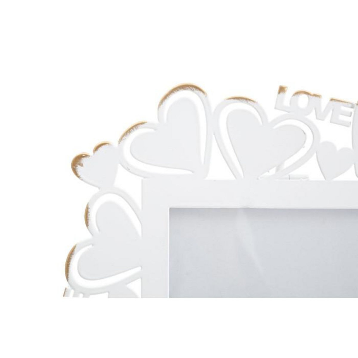 Paris Prix Cadre Photo Déco Cœur  Min  12x17cm Blanc